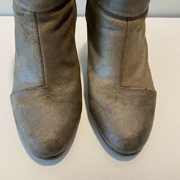 Rag & Bone Newbury Brown Waxed Leather Boots 8 - Picture 3 of 10